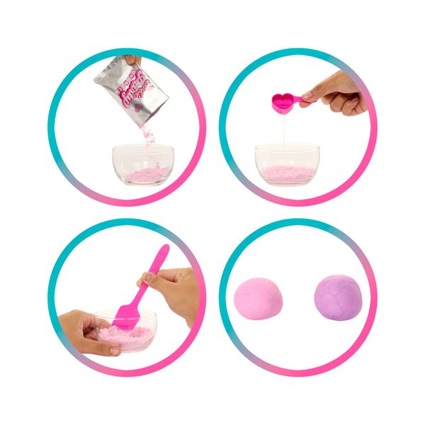 Barbie party unboxed - birthday bows serie compleanno del cucciolo, bambola con 10 accessori a sopresa ed effetto cambia colore - Barbie