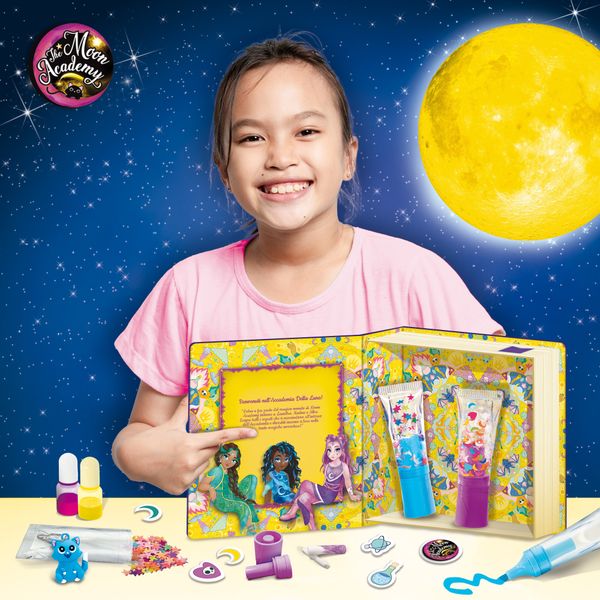 Moon academy evidenziatori della luna – set colorato per la scuola e il tempo libero - LISCIANI