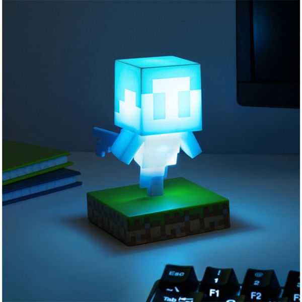 Lampada icons minecraft light alley - 11 cm -  da collezione - MINECRAFT