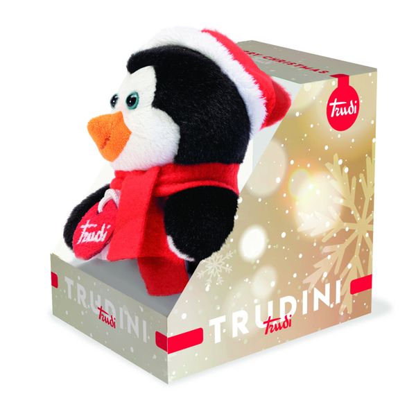 Peluche pinguino vestito a natale - trudi - Trudi