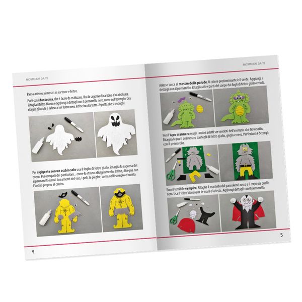 Mostri fai da te – kit creativo per costruire mostri buffi - 4+ - headu - HEADU