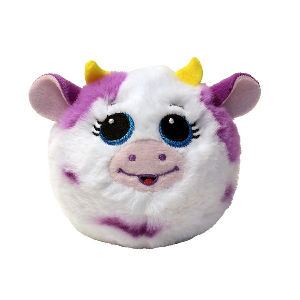 Ty beanie bouncers - daisy la mucca viola con gli occhioni azzurri, teneri animaletti rimbalzanti tutti da collezionare, t83059 - TY
