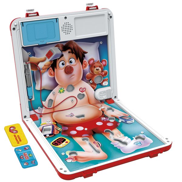 L'allegro chirurgo, gioco da tavolo elettronico con valigetta tutto in uno - 2 modi di giocare - dai 6 anni in su -1 o più giocatori -10 min. - HASBRO GAMING