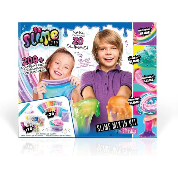 Canal toys so slime: kit 20 slime fai da te bambini multicolore - DB LINE