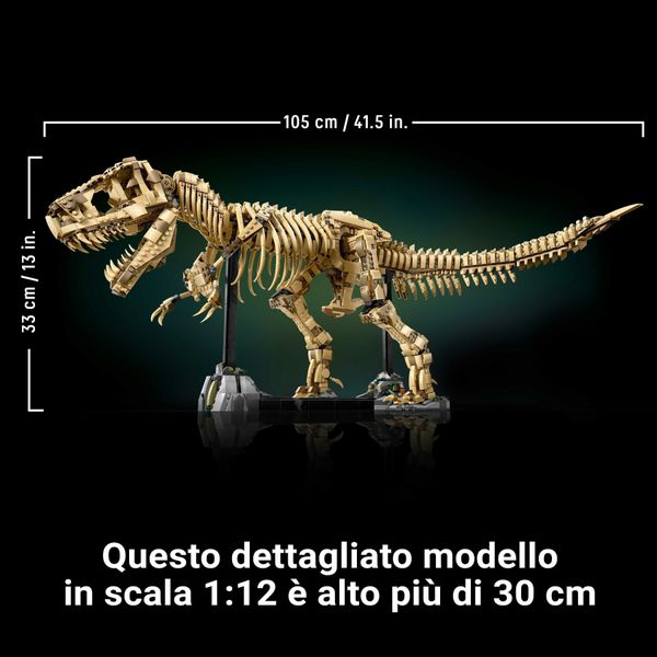 Lego jurassic fossili tirannosauro - 76968 - Jurassic World, LEGO JURASSIC WORLD, LEGO