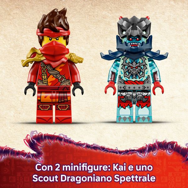 Lego ninjago 71838 moto kai: 2 motociclette, 2 minifigure 6+ - LEGO NINJAGO, LEGO