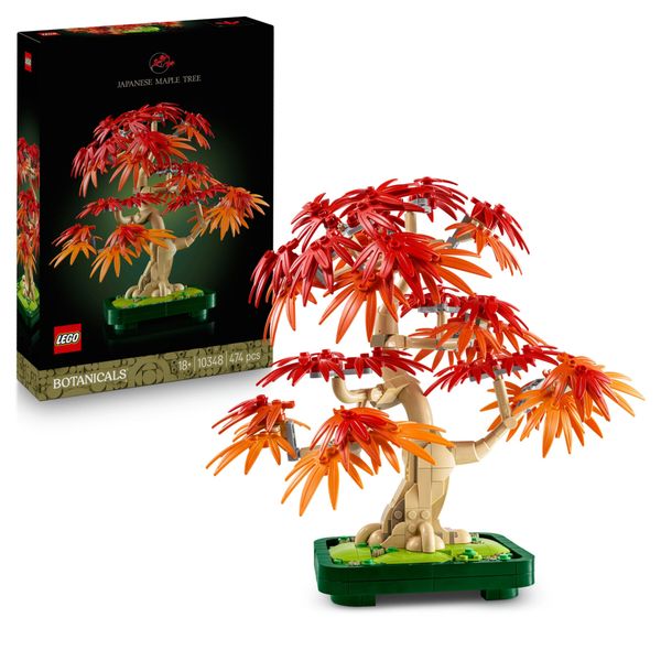 Lego botanicals 10348 bonsai acero rosso: pianta artificiale adulti - Lego