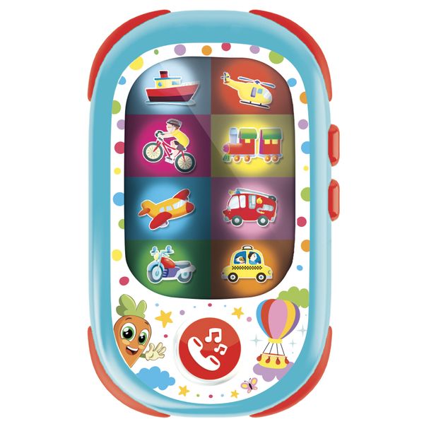 Carotina baby smartphone led: gioco interattivo per bambini - LISCIANI