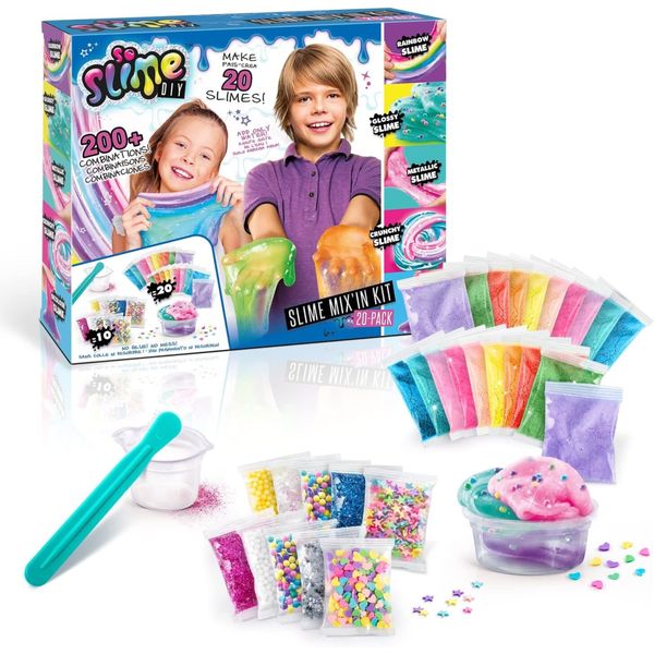 Canal toys so slime: kit 20 slime fai da te bambini multicolore - DB LINE