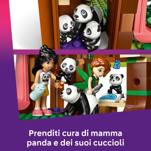 Lego friends 42648 santuario panda: casa albero, veicolo, 2 doll - LEGO FRIENDS, LEGO