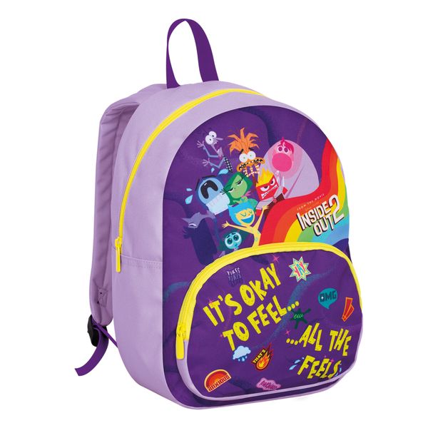 Zaino small inside out 2 asilo con tasca frontale con zip - SEVEN, Disney