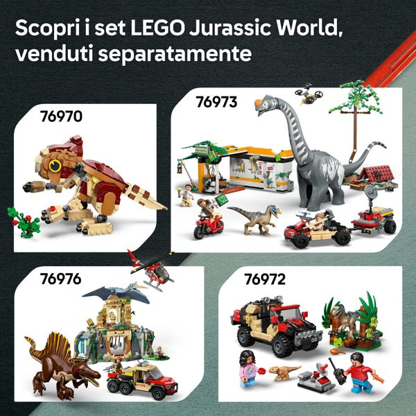 Lego jurassic world – 76975 – fuga sul fiume dal t. rex - Jurassic World, LEGO JURASSIC WORLD, LEGO
