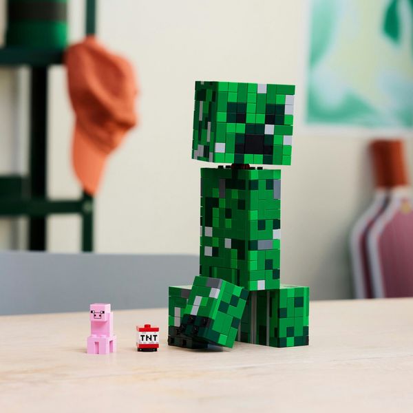 Lego minecraft 21276 creeper: action figure snodabile, segreto 10+ - LEGO