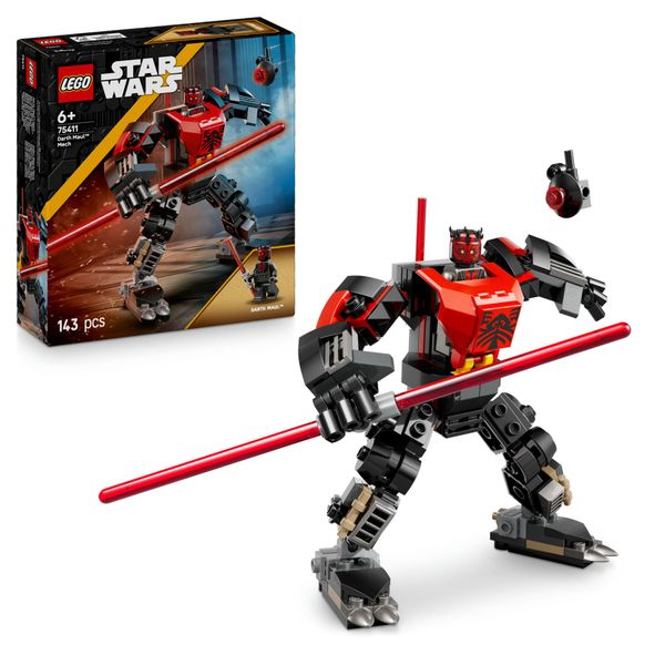 Lego star wars 75411 mech darth maul: action figure, spada laser 6+ - LEGO® Star Wars™, Lego, Star Wars