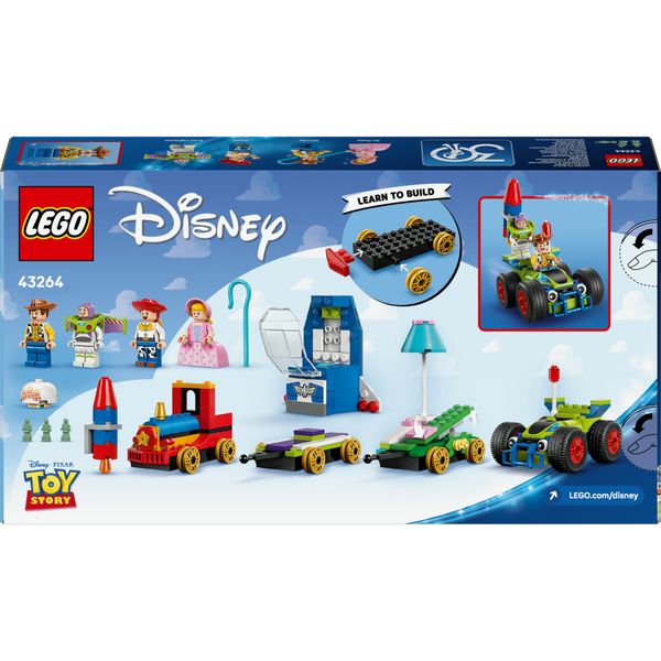 Lego disney pixar 43264 toy story: treno rc, auto, 4 minifigure 4+ - Disney, LEGO