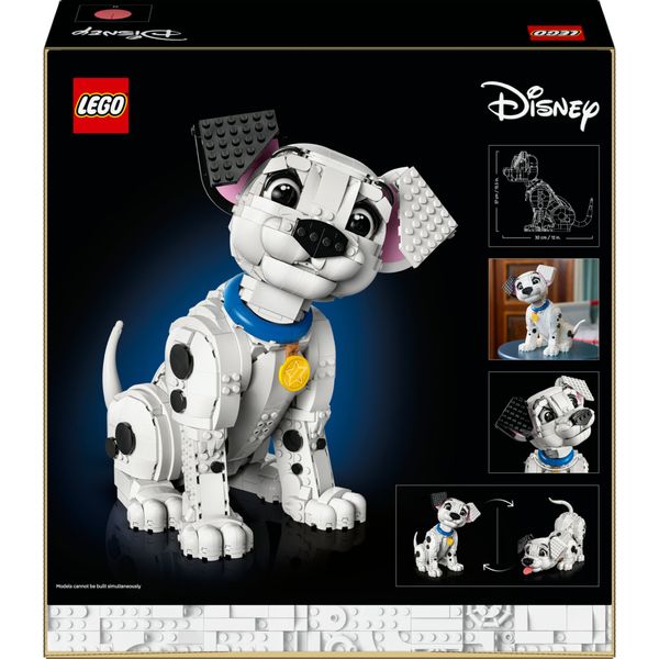 Lego disney 43269 cucciolo 101: kit modellismo personalizzabile adulti - Disney, LEGO