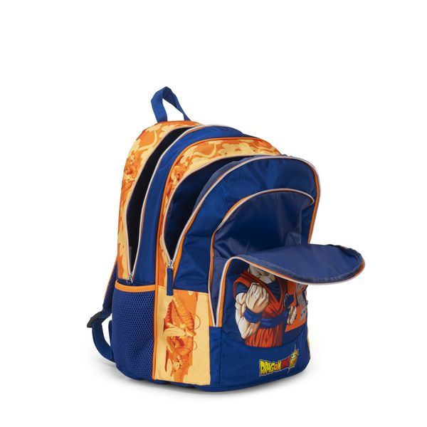 Zaino scuola organizzato con chiusure a zip dragon ball super - DRAGON BALL