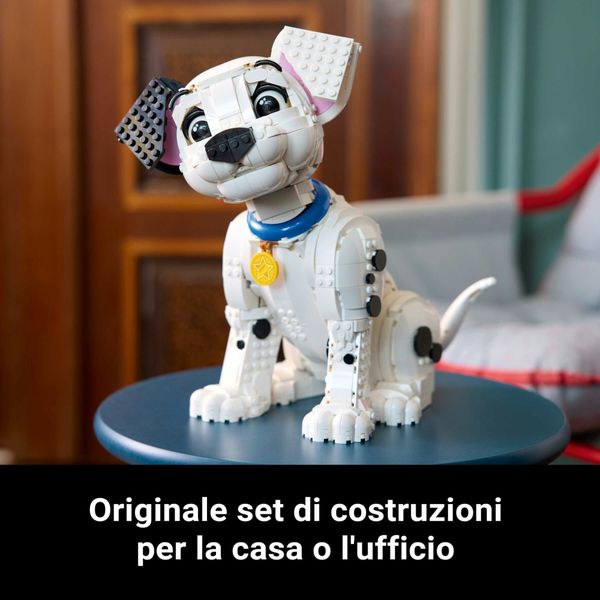 Lego disney 43269 cucciolo 101: kit modellismo personalizzabile adulti - Disney, LEGO