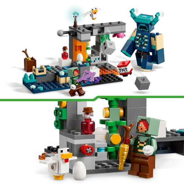 Lego minecraft 21274 sorvegliante: minifigure, caduta massi 7+ - LEGO