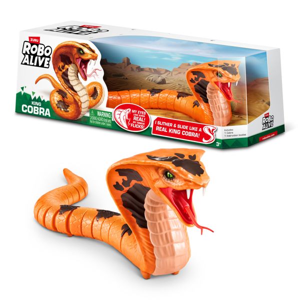 Robo alive cobra 71137: serpente robotico interattivo - Robo Alive