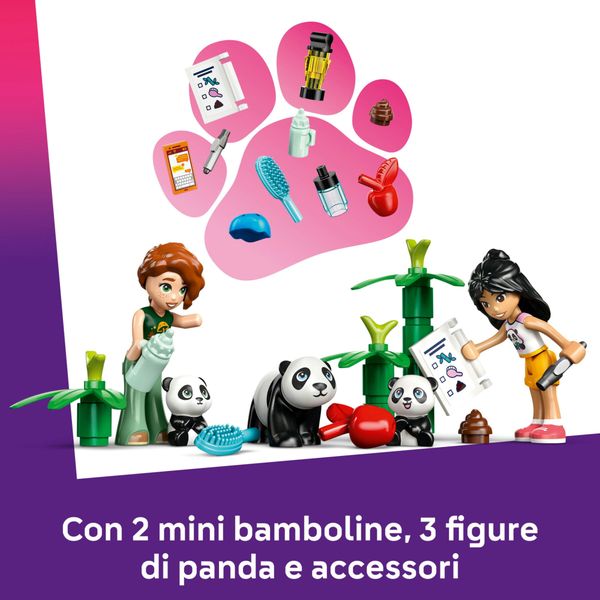 Lego friends 42648 santuario panda: casa albero, veicolo, 2 doll - LEGO FRIENDS, LEGO