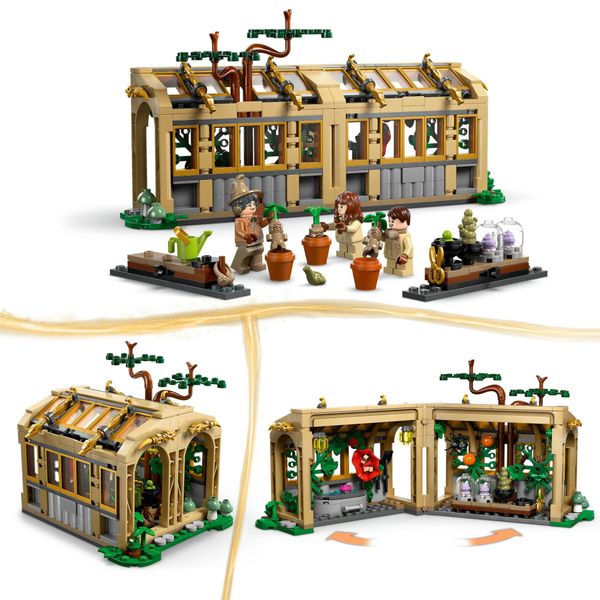Lego harry potter 76445 hogwarts: lezione erbologia, 3 minifigure 8+ - LEGO® Harry Potter™, LEGO