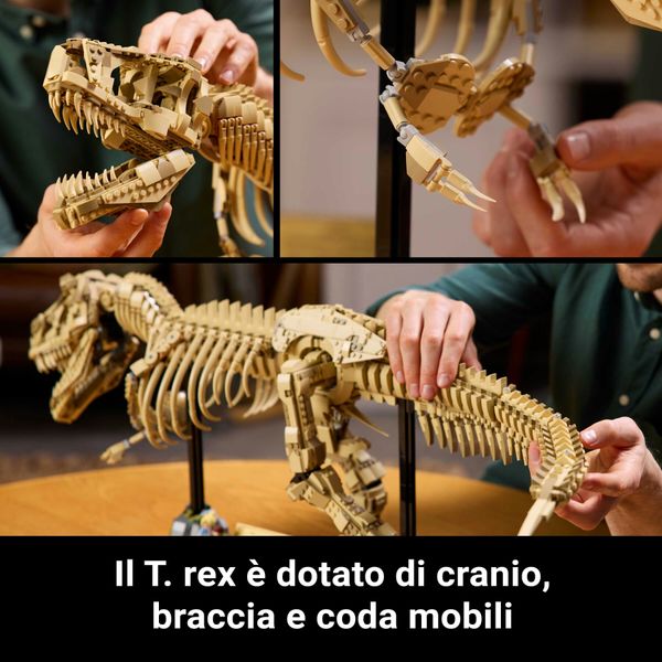 Lego jurassic fossili tirannosauro - 76968 - Jurassic World, LEGO JURASSIC WORLD, LEGO