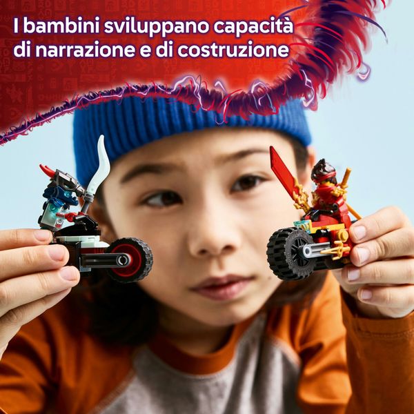 Lego ninjago 71838 moto kai: 2 motociclette, 2 minifigure 6+ - LEGO NINJAGO, LEGO