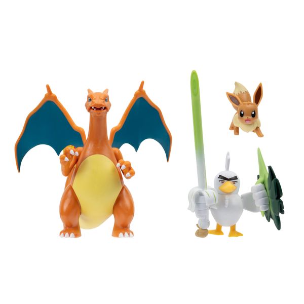 Pokémon battle figure confezione deluxe da 3 personaggi - POKEMON
