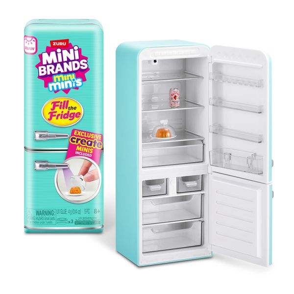 Mini brands – fill the fridge - 2 capsule incluse per creare la tua mini cucina perfetta - MINI BRANDS