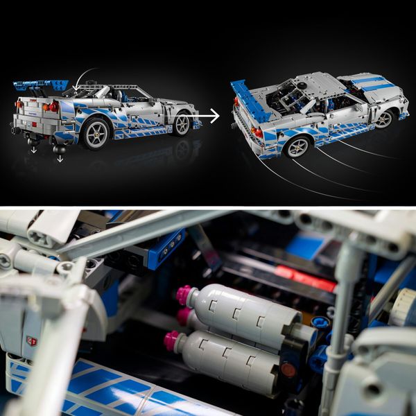 Lego technic 42210 nissan skyline gt-r: modellino adulti, derapata - LEGO TECHNIC, LEGO