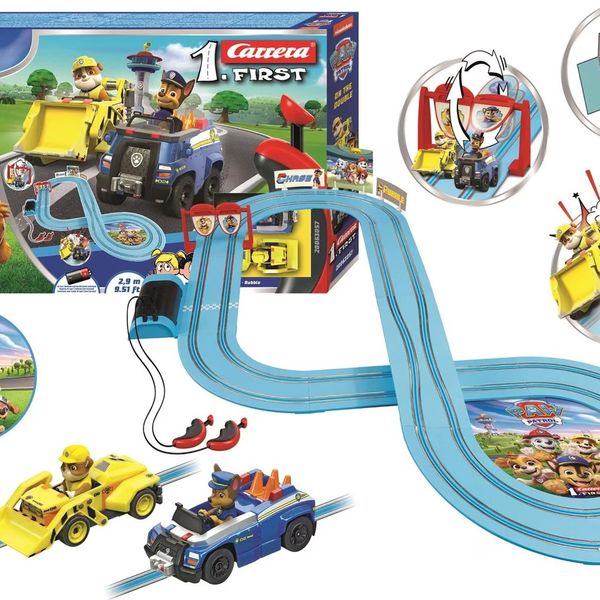 Carrera first paw patrol - on the double - playset pista macchinine - Paw Patrol