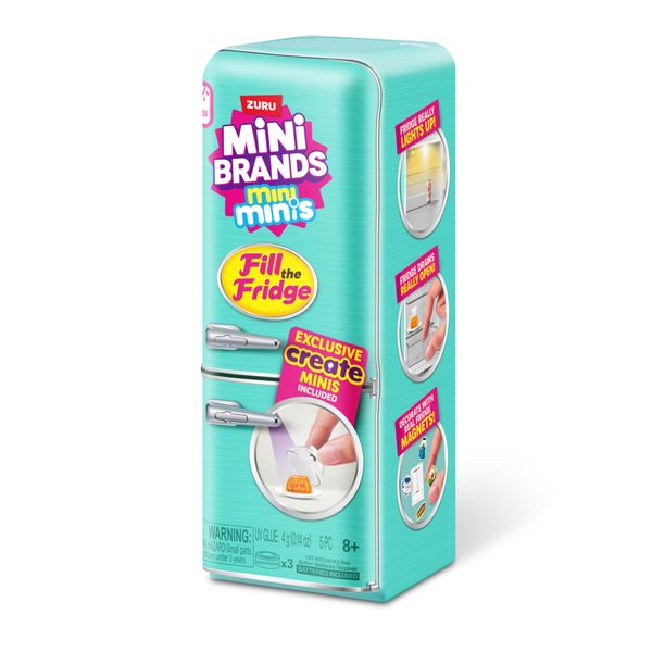 Mini brands – fill the fridge - 2 capsule incluse per creare la tua mini cucina perfetta - MINI BRANDS