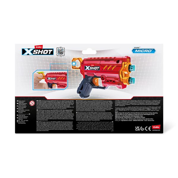 X shot mirco 2 pack: doppia confezione blaster compatti - X-SHOT