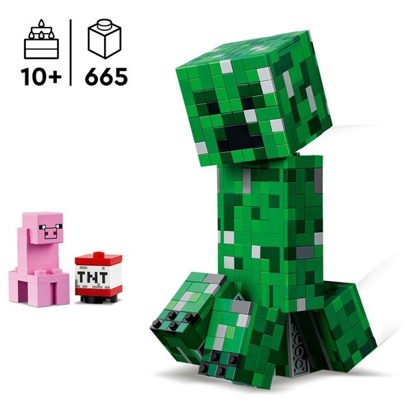 Lego minecraft 21276 creeper: action figure snodabile, segreto 10+ - LEGO