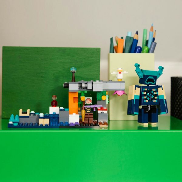 Lego minecraft 21274 sorvegliante: minifigure, caduta massi 7+ - LEGO