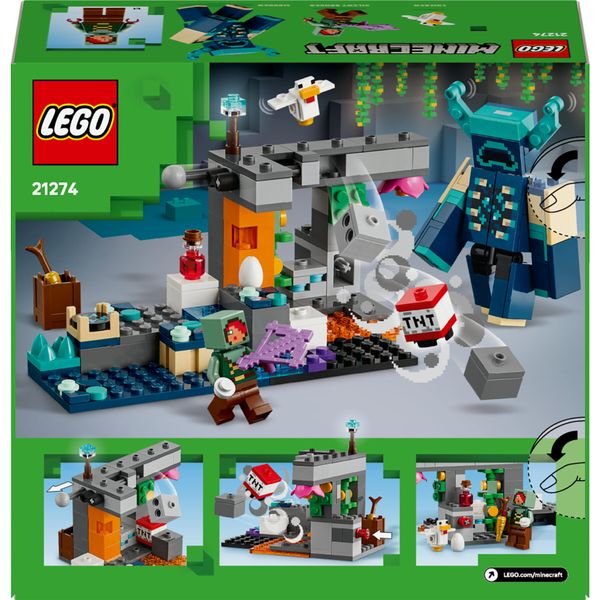 Lego minecraft 21274 sorvegliante: minifigure, caduta massi 7+ - LEGO