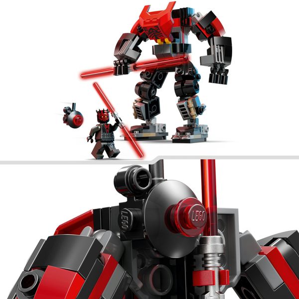 Lego star wars 75411 mech darth maul: action figure, spada laser 6+ - LEGO® Star Wars™, LEGO, Star Wars