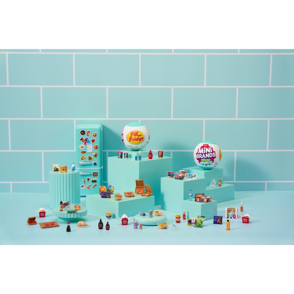 Mini brands – fill the fridge - 2 capsule incluse per creare la tua mini cucina perfetta - MINI BRANDS