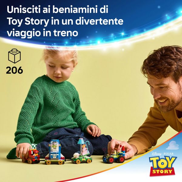 Lego disney pixar 43264 toy story: treno rc, auto, 4 minifigure 4+ - Disney, LEGO