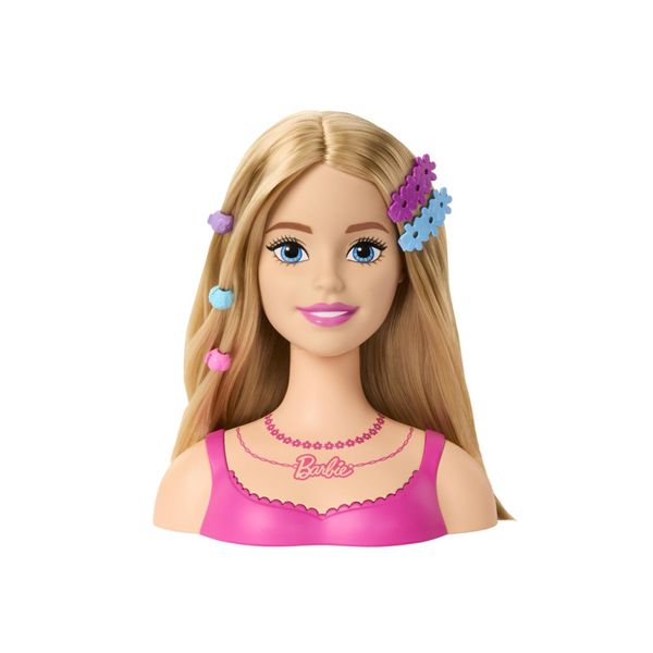 Testa barbie per acconciature capelli biondi - 3+ - Barbie