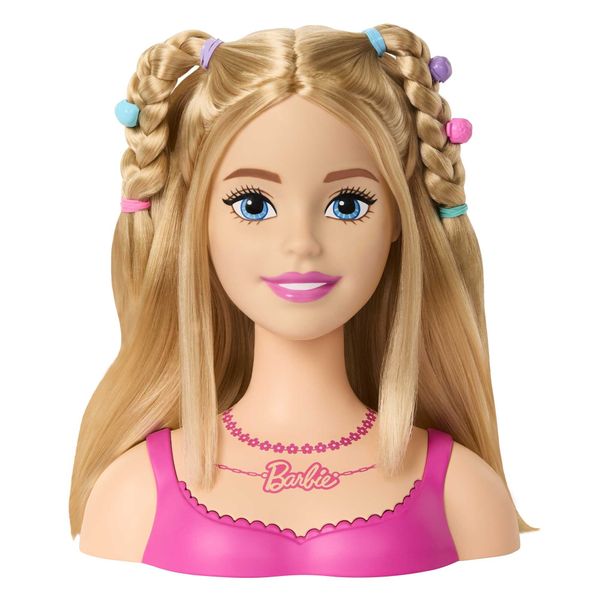 Testa barbie per acconciature capelli biondi - 3+ - Barbie