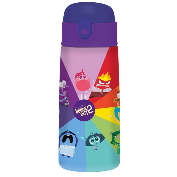 Borraccia inside out 2 termica in acciaio con cannuccia - SEVEN, Disney