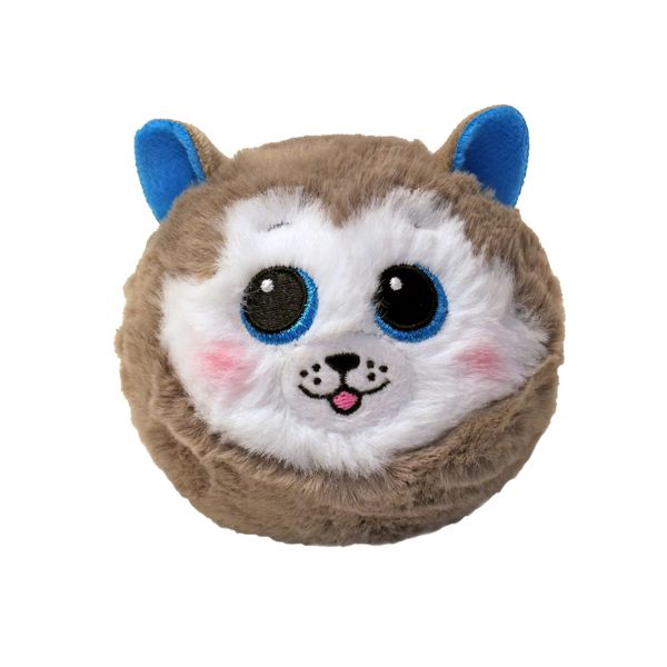 Ty beanie bouncers - slush il lupetto con gli occhioni azzurri, teneri animaletti rimbalzanti tutti da collezionare, t83063 - TY