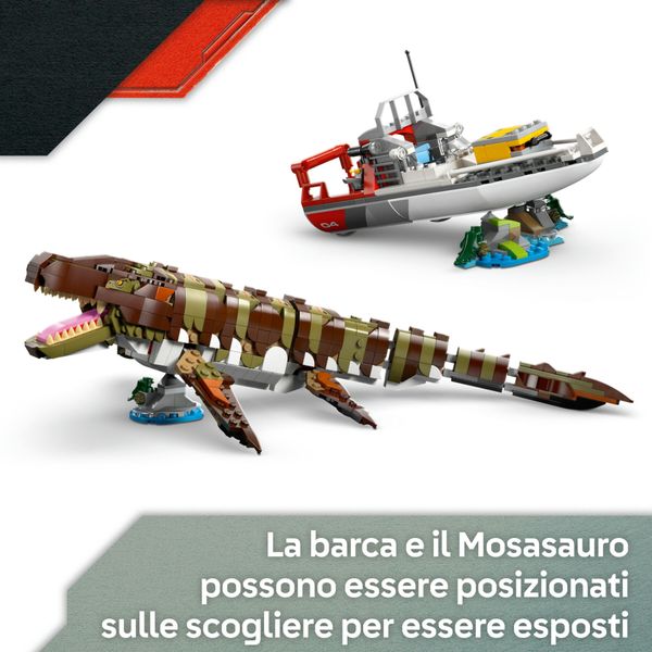 Lego jurassic world – 76974 – attacco del mosasauro - Jurassic World, LEGO JURASSIC WORLD, LEGO
