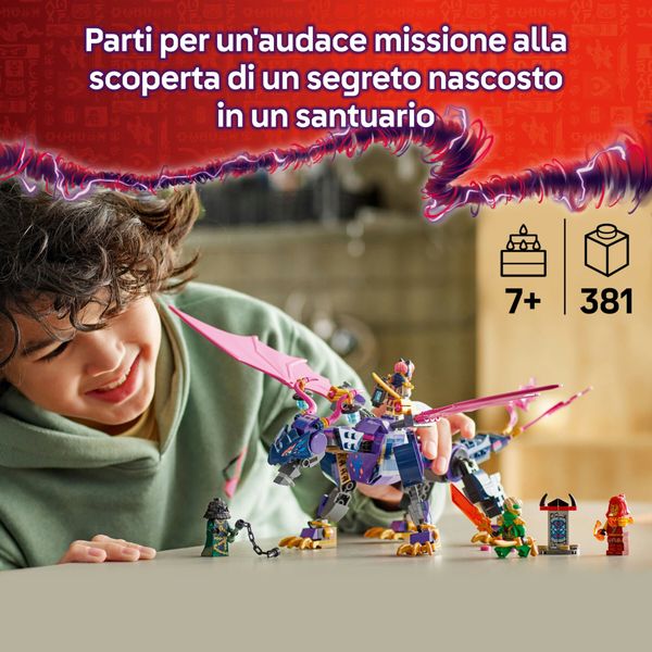 Lego ninjago 71842 rontu drago maestro: snodabile, 3 minifigure 7+ - LEGO NINJAGO, LEGO