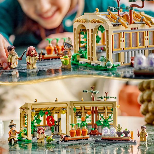 Lego harry potter 76445 hogwarts: lezione erbologia, 3 minifigure 8+ - LEGO® Harry Potter™, LEGO