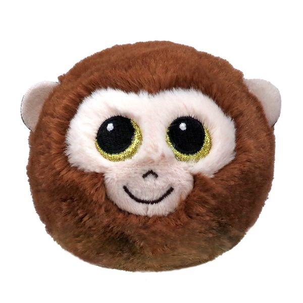 Ty beanie bouncers - banana la scimmietta con gli occhioni gialli, teneri animaletti rimbalzanti tutti da collezionare, t83011 - TY