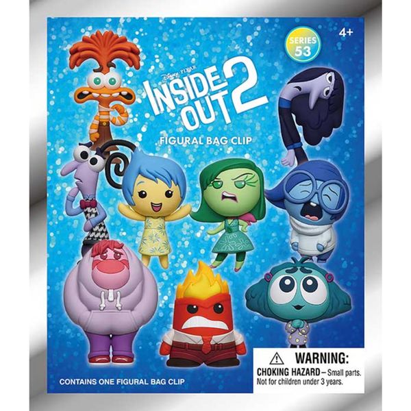 Portachiavi clip disney inside out serie 2 singolo assortito - Disney