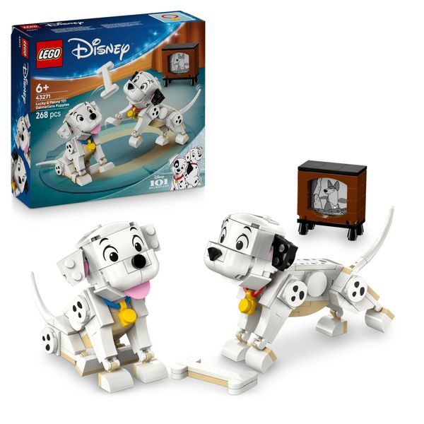 Lego disney 43271 pongo e peggy - la carica dei 101 6+ - Disney, Lego